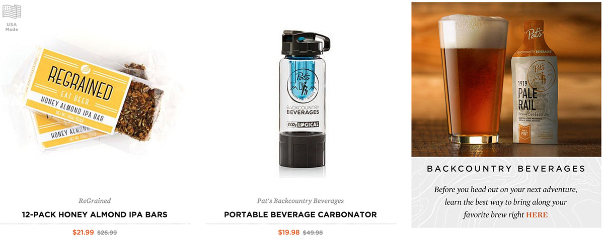 Deals On Summer Hiking Gear At The Huckberry/GearJunkie Shop - Beer