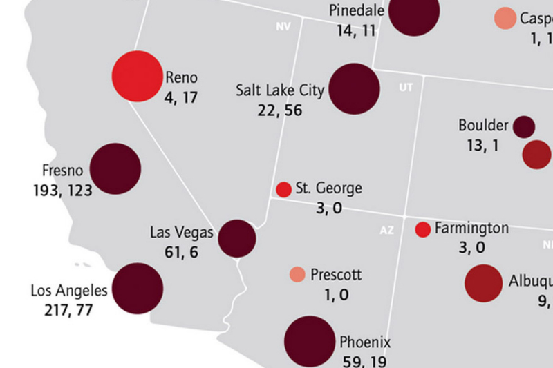 Western Cities Ranked By ‘Most Polluted’ Air