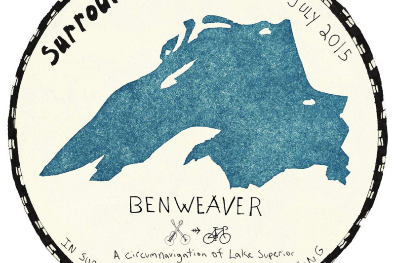 ‘Surrounding Water’ Record Tour: Musician Biking Around Lake Superior