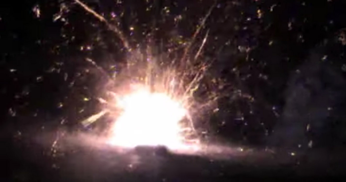 8,500 Bottle Rockets In One Minute