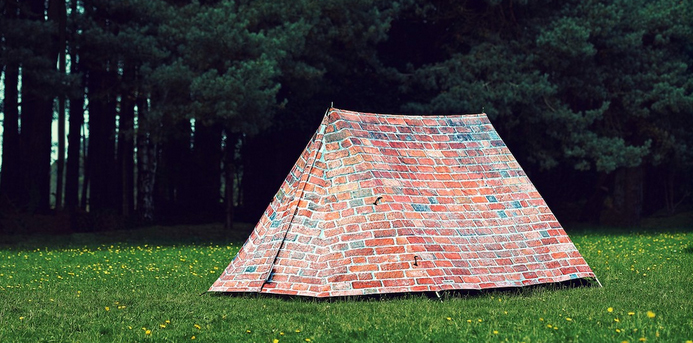 brick and mortar tent