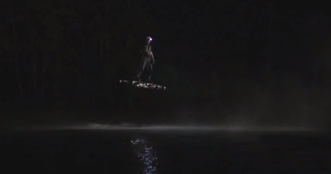 ‘Hoverboard’ Night Flight