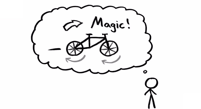 How DO Bikes Stay Upright?