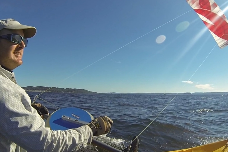 Wind Power: ‘Sail’ Kayak Or Canoe With Kite System