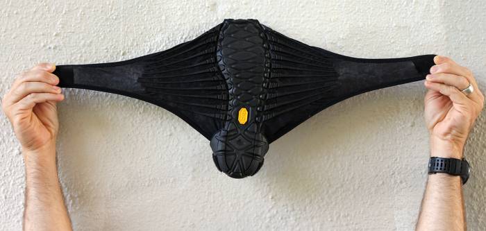 Vibram’s ‘Wrap On’ Minimalist Furoshiki Footwear