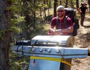 Man Carries Grill 4.5 Miles To Propose Marriage