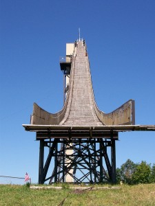 Copper Peak Ski Jump; photo by Cbradshaw at en.wikipedia. Licensed under CC BY-SA 3.0 via Commons