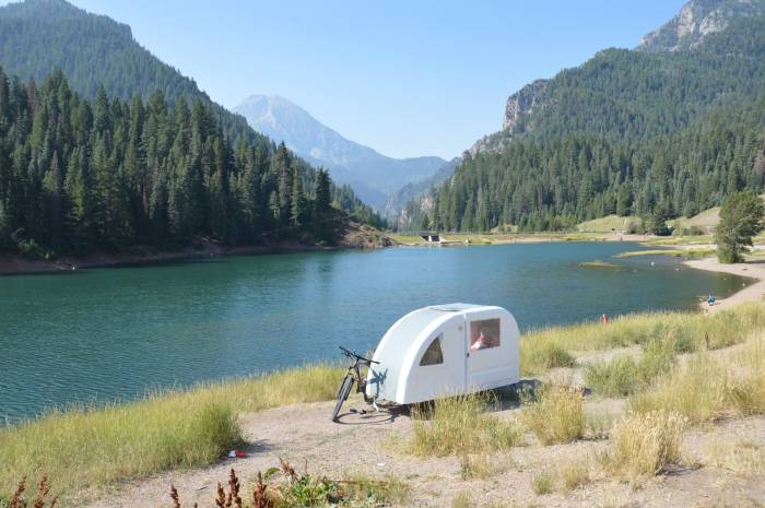 Meet The Camper Made To Pull Behind Your Bike