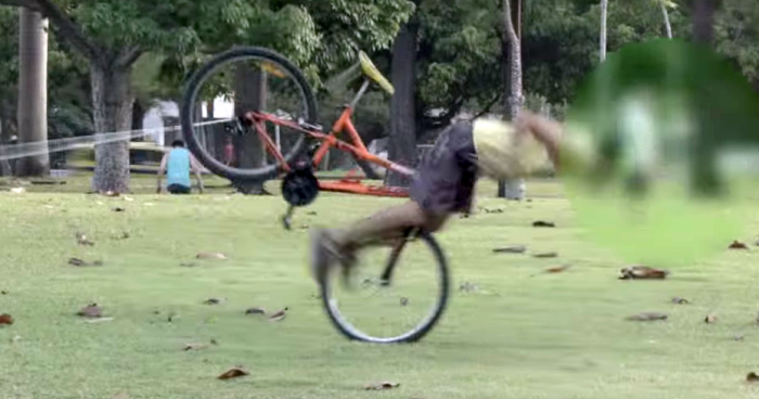 Justice For Bike Thieves In Brazilian Prank