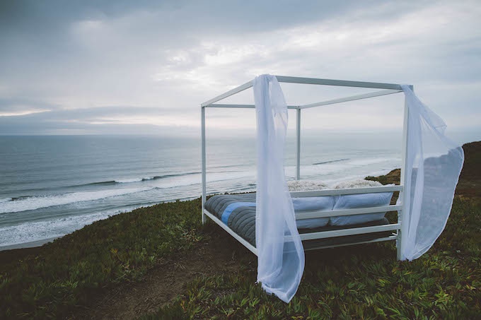 A Bed In The Outdoors