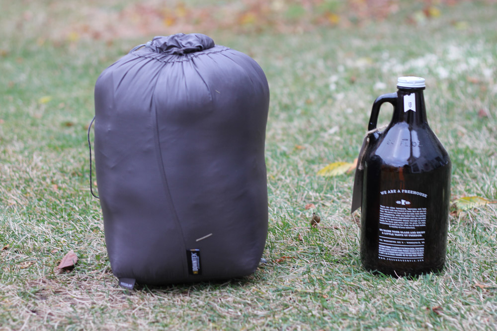 Thylacine sleeping bag size