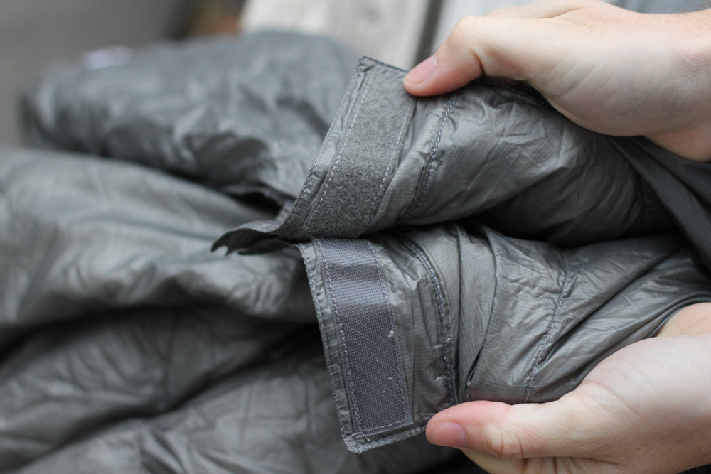 Thylacine sleeping bag velcro