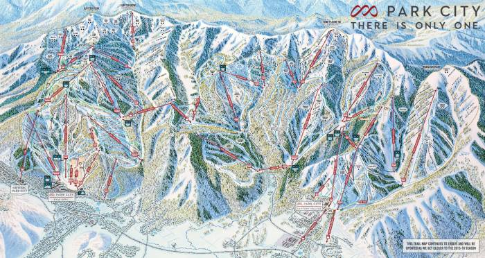 Park City trail map