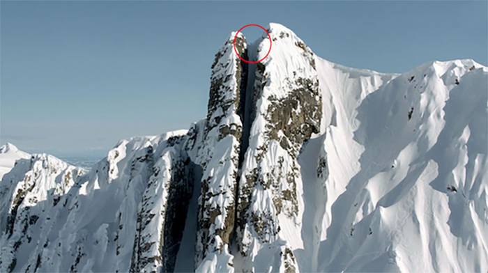 Watch: Loop Video Of Insane Alaska ‘Crack’ Ski Descent