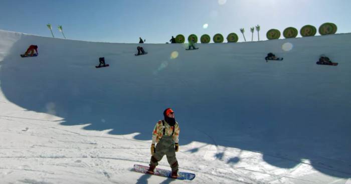 Very Cool: Single-Shot Snowboard Video Through ‘Peace Park’