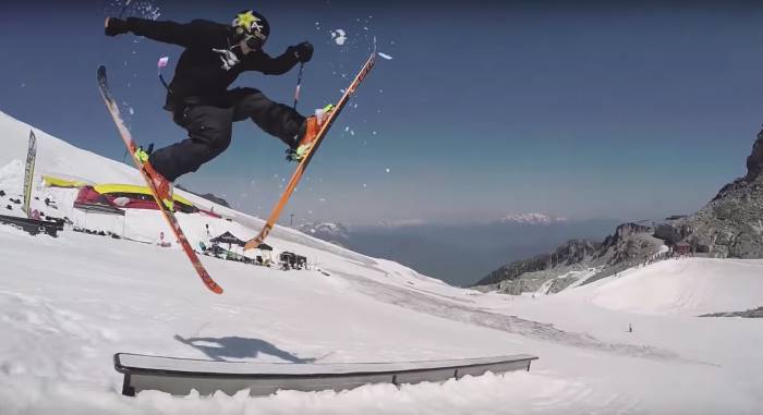 Fans Call The Trick, Skier Does Them On The Spot