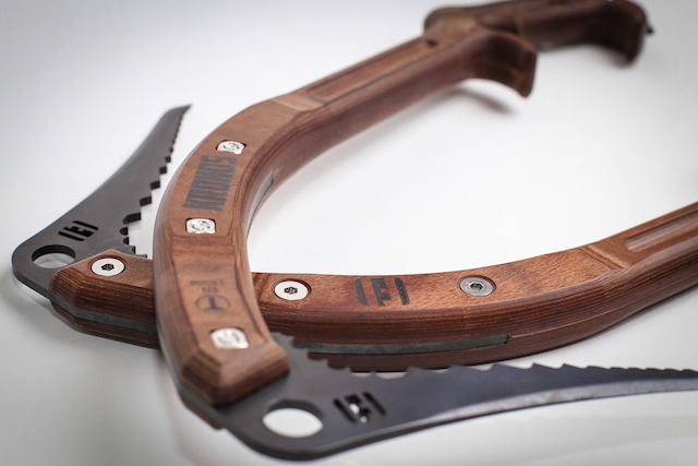 wood ice axe