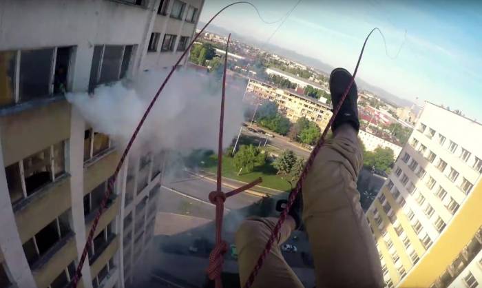 In Bulgaria, The World’s Most Insane Rope Swing