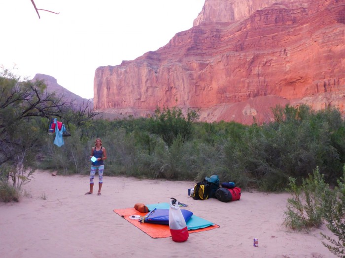 Colorado River Float Camp