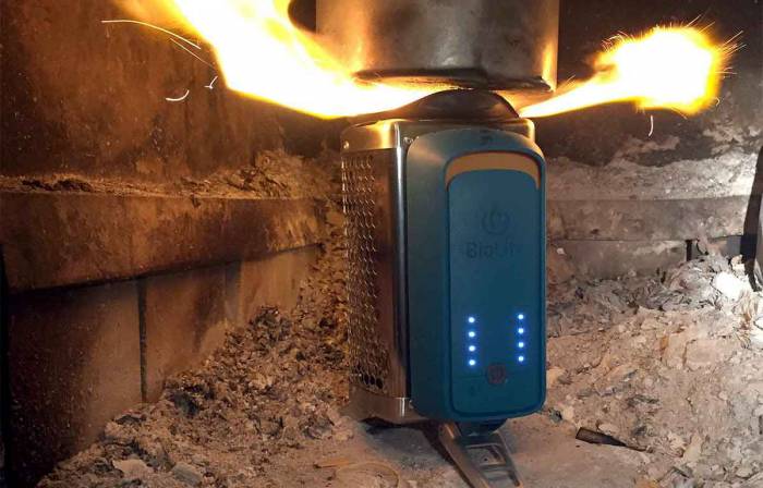 ‘CookStove’ Has Fan To Stoke Blaze