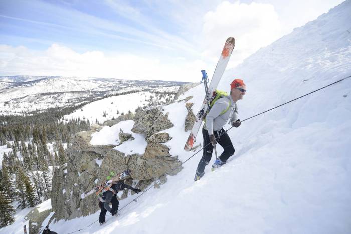 ski mountaineering training