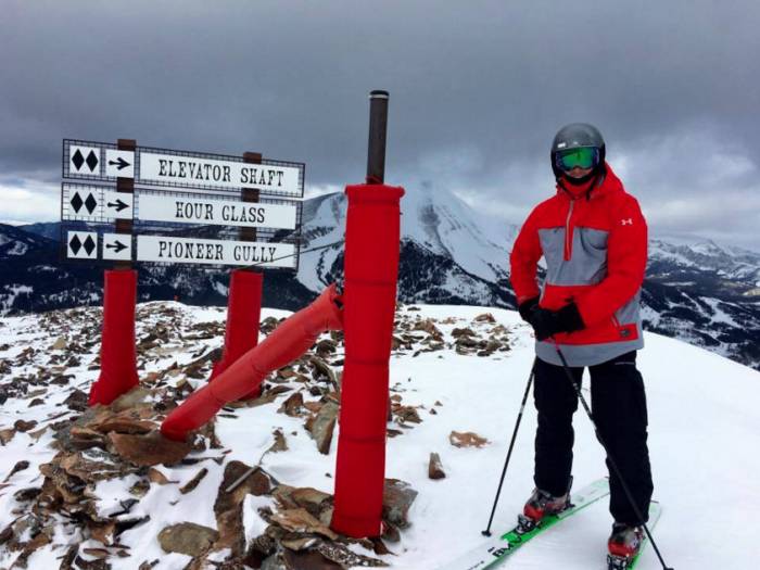 tom brady skiing