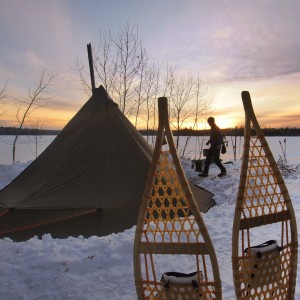 Winter camping boundary waters