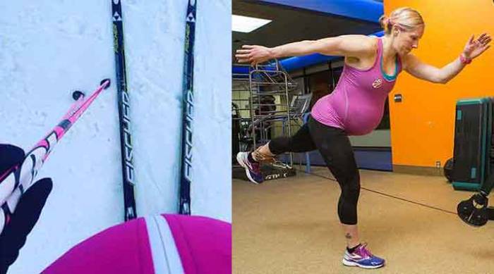 Strong, With Child. How Kikkan Randall Keeps ‘Pregnant Fit’