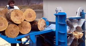 Homemade Wood Splitters Are Mesmerizing