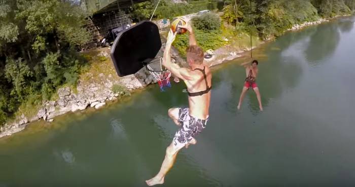 Basket-Fall? Slovenian Ballers Reinvent The Dunk