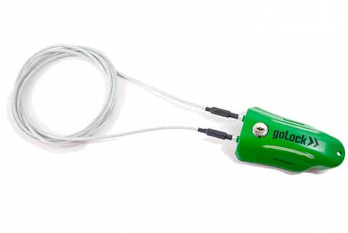 Secure Your Gear: Cable Lock Has Alarm, Remote Text Alerts