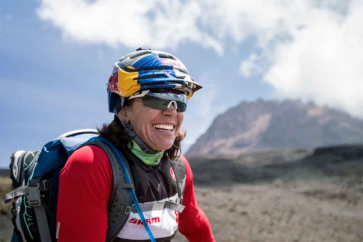 Rebecca Rusch Biking