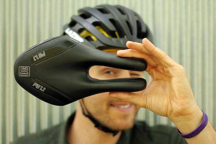 A Better Bike Seat? Two Arms, No Nose
