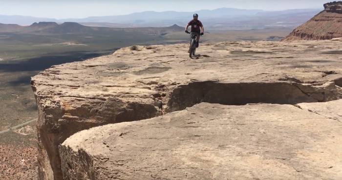 Mountain Biker Fall: Too Close For Comfort