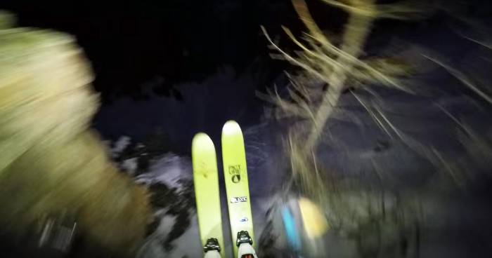 Sketchy Skiing By Headlamp Is Downright Crazy