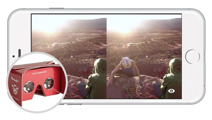 moosejaw virtual reality app with cardboard