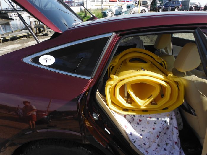 pakayak bluefin 14 inside car