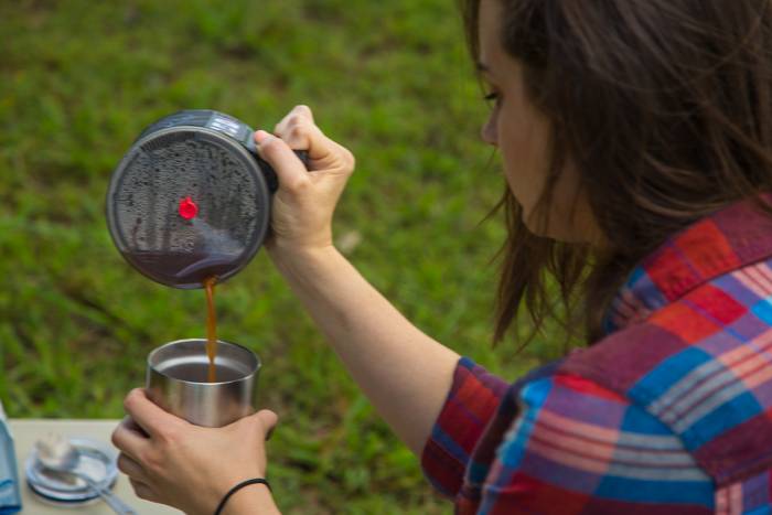 ground cocoa beans drink
