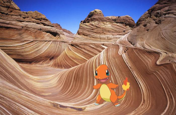 charmander the wave