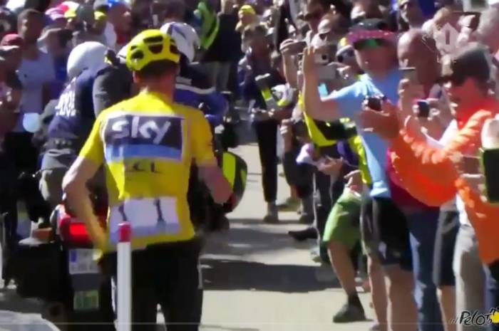 No Bike, No Problem: Tour Leader Runs Toward Finish