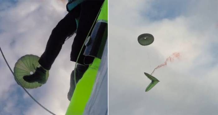 When Hang Gliders Collapse: Two Scary Views