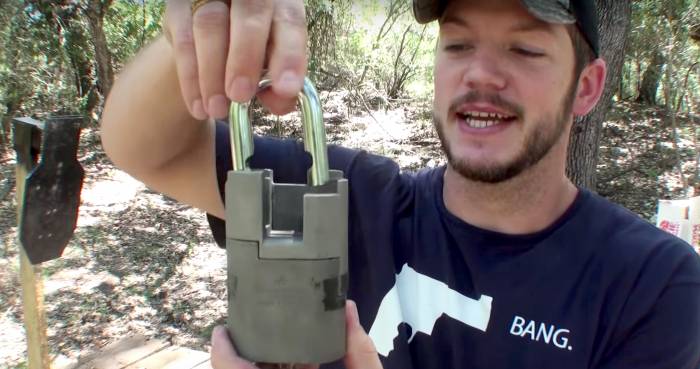 Indestructible? Blasting A $900 Padlock