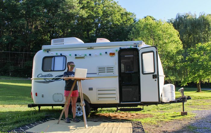 Mobile Office. Lindsey & Camper. Computer, Gear Junkie, EnerPlex