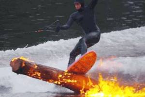 Lake On Fire: Red Bull Stunt Infuriates Locals