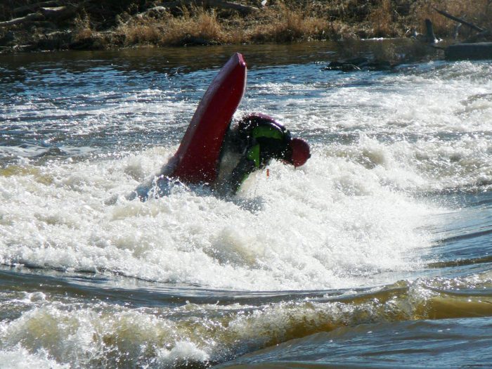 manchester iowa kayak flip