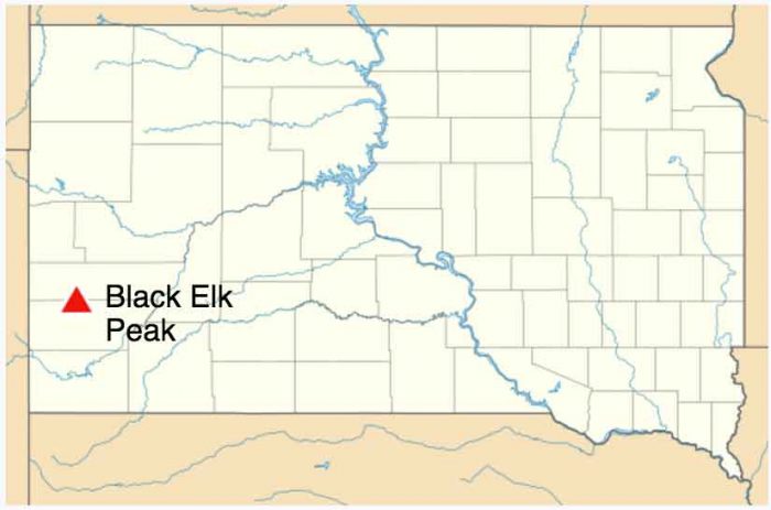 map black elk peak