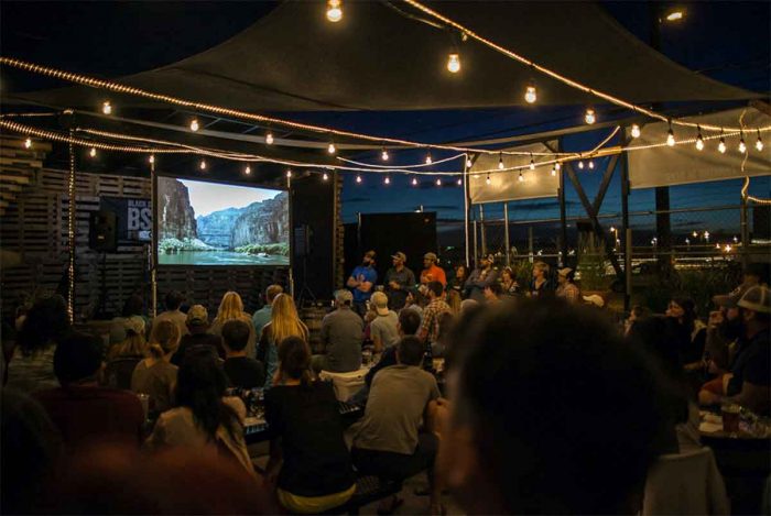 Outdoor film venue