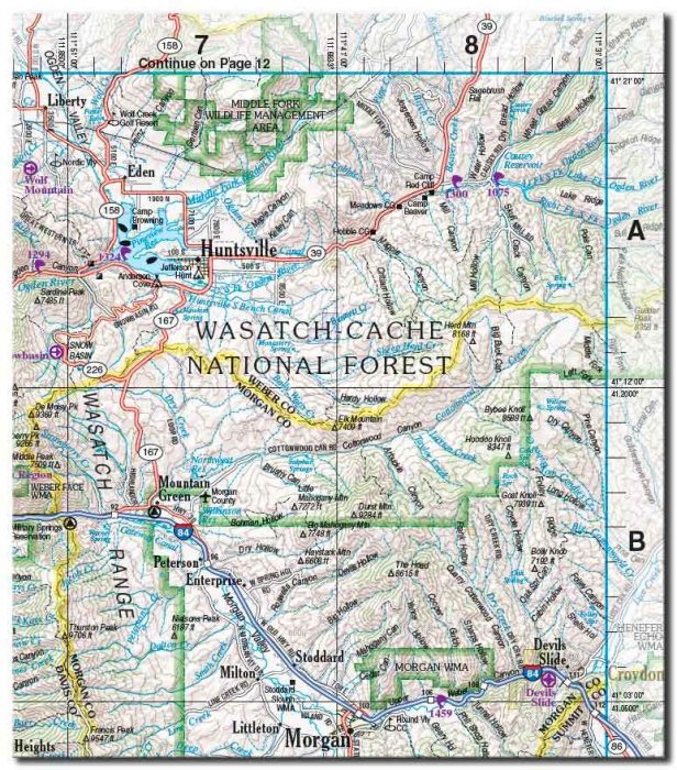 wasatch map