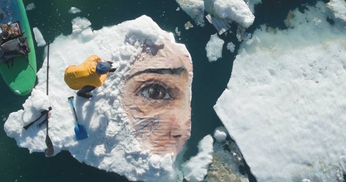 Painting Portraits On Arctic Sea Ice