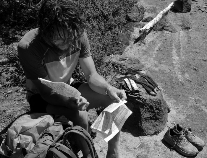 hiking pct with maps